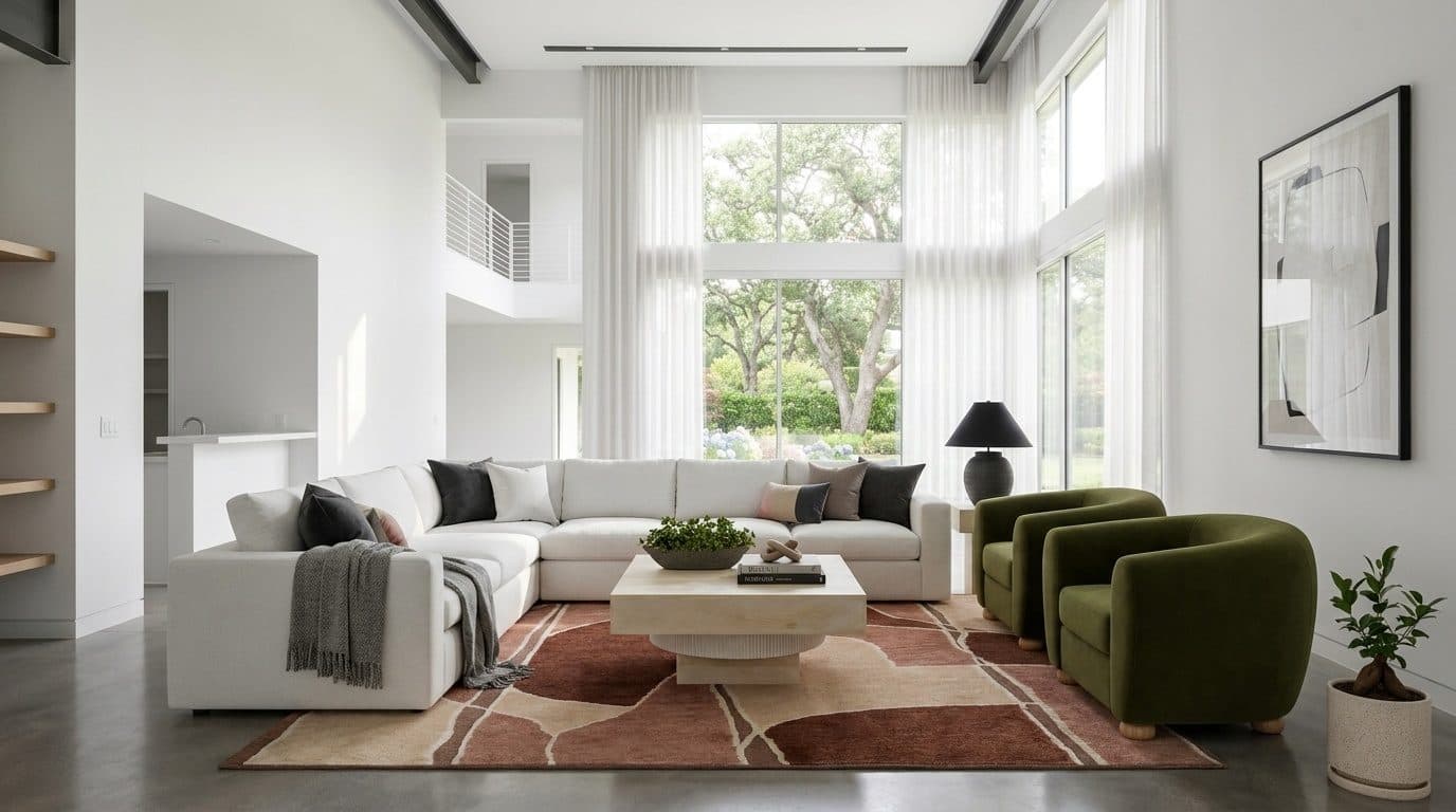 Living Room after redesign
